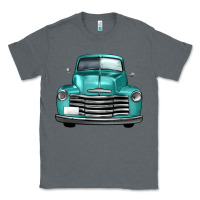 Charcoal Heather western truck front view Classic Tee - FaDigitalArtStudio