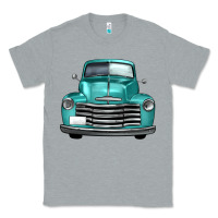 Heather Grey western truck front view Classic Tee - FaDigitalArtStudio