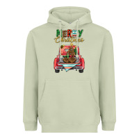 Matcha merry christmas truck Heavyweight Hoodie - BarkalooDesign