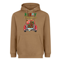 Toasted Coconut merry christmas truck Heavyweight Hoodie - BarkalooDesign