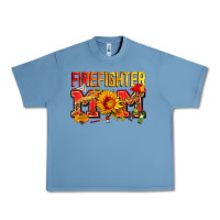 Pebble Blue firefighter mom Urban Heavy Tee - Zillion Design Studio