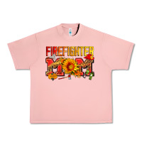 Salmon firefighter mom Urban Heavy Tee - Zillion Design Studio