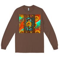 Chestnut with god all things are possible Long Sleeve Tee - AdoDesignShop