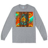 Heather Grey with god all things are possible Long Sleeve Tee - AdoDesignShop