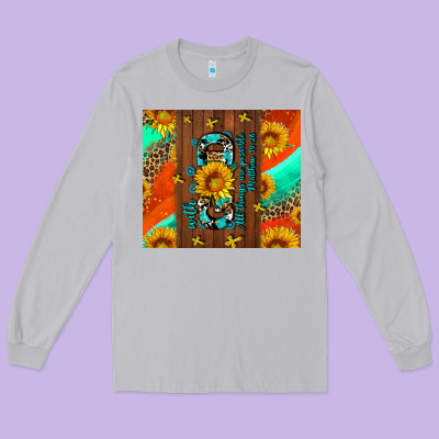 With God All Things Are Possible Long Sleeve Tee Designed By Adodesignshop