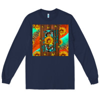 Navy with god all things are possible Long Sleeve Tee - AdoDesignShop