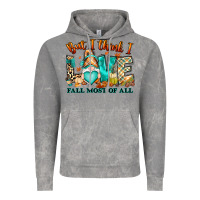 Cloud Rock But i think i love Fall most of all gnome Vintage Hoodie - RanaPortraitStore