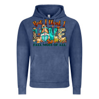 Vintage Denim But i think i love Fall most of all gnome Vintage Hoodie - RanaPortraitStore