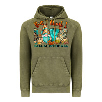 Vintage Olive But i think i love Fall most of all gnome Vintage Hoodie - RanaPortraitStore