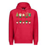 Cardinal add your personalization christmas pencils Premium Hoodie - MaliasSmallBusiness