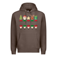 Coffee add your personalization christmas pencils Premium Hoodie - MaliasSmallBusiness