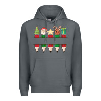 Rock add your personalization christmas pencils Premium Hoodie - MaliasSmallBusiness