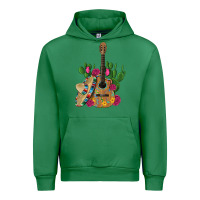 Emerald ,mexican sombrero guitar rose cactus Urban Hoodie - Artiststas