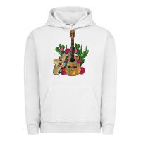 Pigment Lunar Rock ,mexican sombrero guitar rose cactus Urban Hoodie - Artiststas