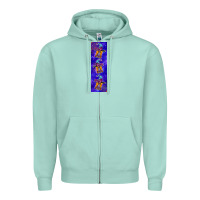 Seafoam halloween gnome pen wrap Zipper Hoodie - BundleAndBundleShop