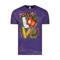 Cloud Purple let all that you do be done in love Vintage Tee - texasbilliewilder