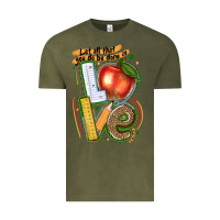 Vintage Olive let all that you do be done in love Vintage Tee - texasbilliewilder