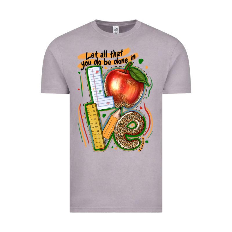 Let All That You Do Be Done In Love Vintage Tee by texasbilliewilder | Teevron