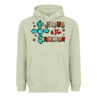 Matcha jesus is the reason for this season christmas Heavyweight Hoodie - Jasminsmagicworld