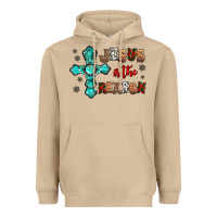 Mushroom jesus is the reason for this season christmas Heavyweight Hoodie - Jasminsmagicworld