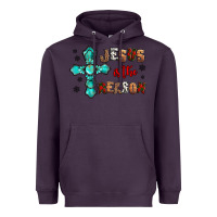 Plum jesus is the reason for this season christmas Heavyweight Hoodie - Jasminsmagicworld