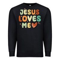 Black jesus loves me Premium Sweatshirt - MaliasSmallBusiness