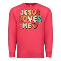 Cardinal jesus loves me Premium Sweatshirt - MaliasSmallBusiness