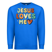 True Royal jesus loves me Premium Sweatshirt - MaliasSmallBusiness