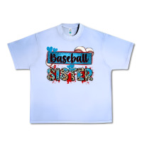 Grape Ice baseball sister with leopard Urban Heavy Tee - Zillion Design Studio