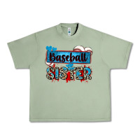 Oil Green baseball sister with leopard Urban Heavy Tee - Zillion Design Studio
