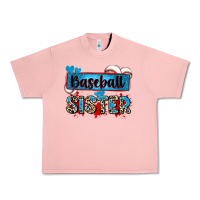 Salmon baseball sister with leopard Urban Heavy Tee - Zillion Design Studio