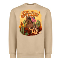 Mushroom cowgirl actin up Heavyweight Sweatshirt - texasbilliewilder