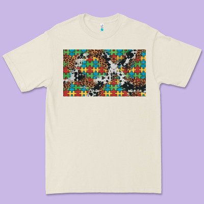 Western Autism  Cup Premium Tee Designed By Artiststas