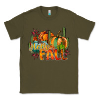 Army Green hallo fall Classic Tee - RacoonDesign