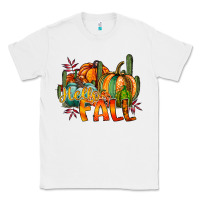 White hallo fall Classic Tee - RacoonDesign