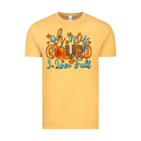 Vintage Mustard oh my gourd i love fall Vintage Tee - Zillion Design Studio