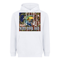 White Western Reel Cool Dad Bass Heavyweight Hoodie - LillyAllenDesigns