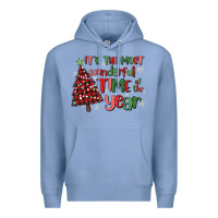 Colony Blue its wonderful time of the year Premium Hoodie - MaliasSmallBusiness