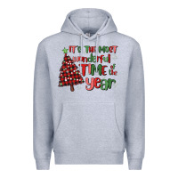 Heather Grey its wonderful time of the year Premium Hoodie - MaliasSmallBusiness