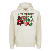 Oatmeal Heather its wonderful time of the year Premium Hoodie - MaliasSmallBusiness