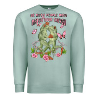 Seafoam be with people who match your energy Premium Sweatshirt - MaliasSmallBusiness