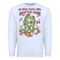 White be with people who match your energy Premium Sweatshirt - MaliasSmallBusiness