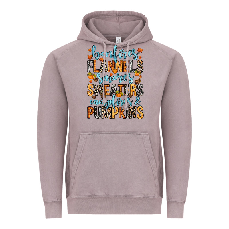 Bonfires Flannels Vintage Hoodie by RanaPortraitStore | Teevron