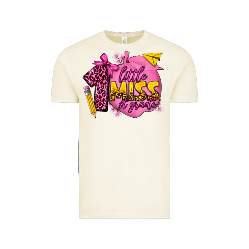 Little Miss 1st Grade Vintage Tee by texasbilliewilder | Teevron