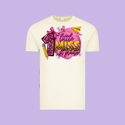 Little Miss 1st Grade Vintage Tee Designed By Texasbilliewilder