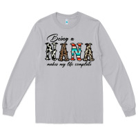 Moon Dust being nana makes my life complate Long Sleeve Tee - CowhideDigitalArt