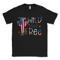Black wild and free Classic Tee - CowhideDigitalArt