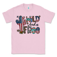 Bubblegum Pink wild and free Classic Tee - CowhideDigitalArt