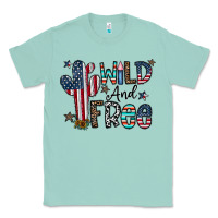 Seafoam wild and free Classic Tee - CowhideDigitalArt