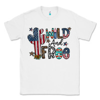 White wild and free Classic Tee - CowhideDigitalArt